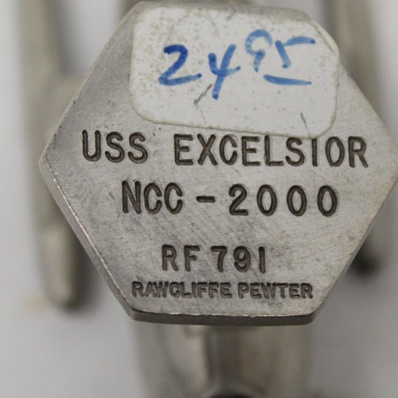 Star Trek Rawcliffe Pewter USS Excelsior RF 791 - Picture 5 of 5